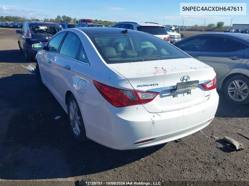 5NPEC4ACXDH647611 2013 Hyundai Sonata Se/Limited