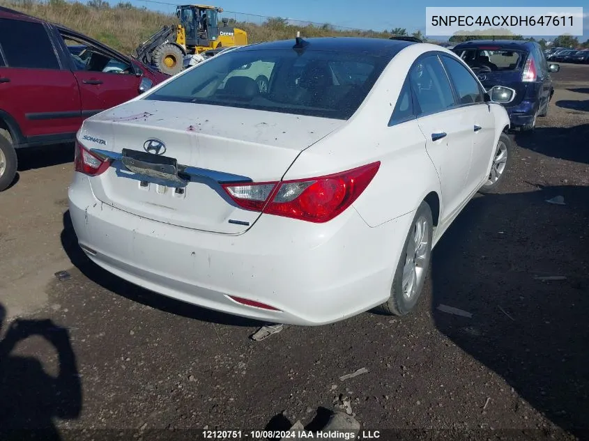 5NPEC4ACXDH647611 2013 Hyundai Sonata Se/Limited