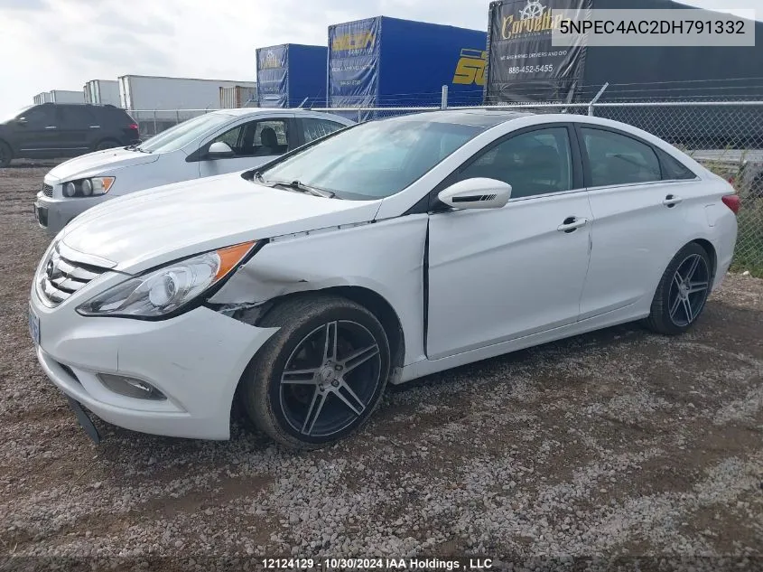 2013 Hyundai Sonata VIN: 5NPEC4AC2DH791332 Lot: 12124129