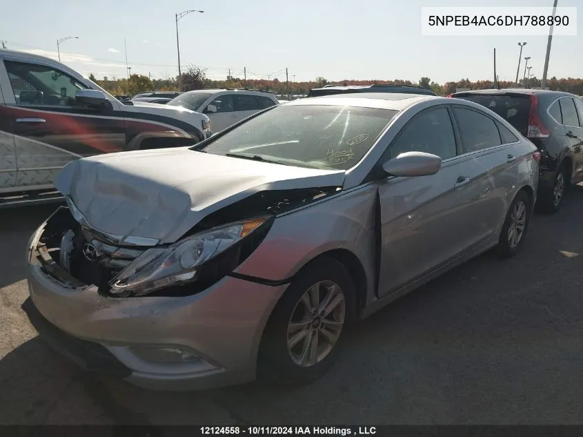 5NPEB4AC6DH788890 2013 Hyundai Sonata Gls