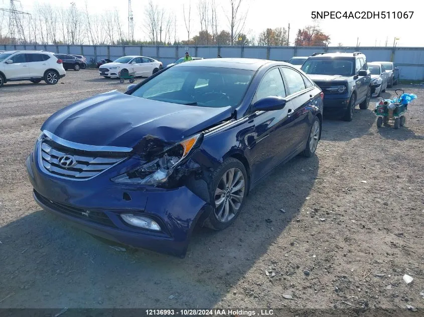 2013 Hyundai Sonata Se VIN: 5NPEC4AC2DH511067 Lot: 12136993