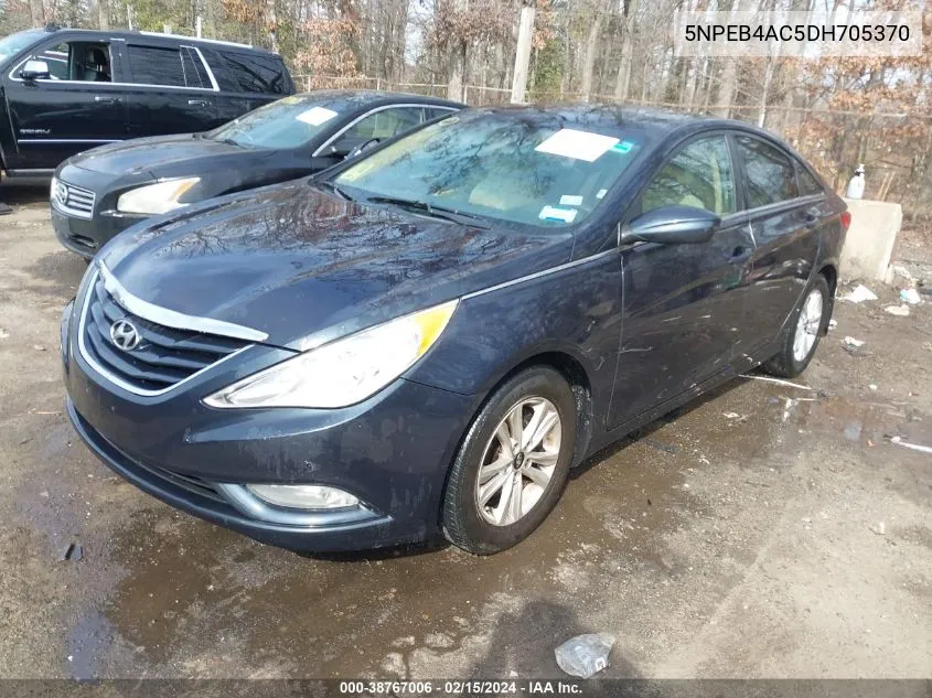 2013 Hyundai Sonata Gls VIN: 5NPEB4AC5DH705370 Lot: 38767006