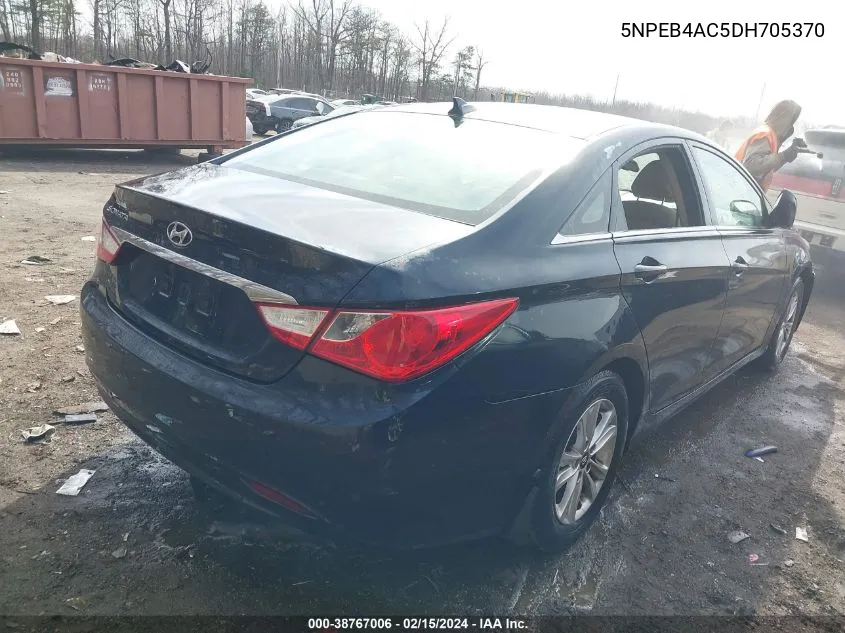 2013 Hyundai Sonata Gls VIN: 5NPEB4AC5DH705370 Lot: 38767006