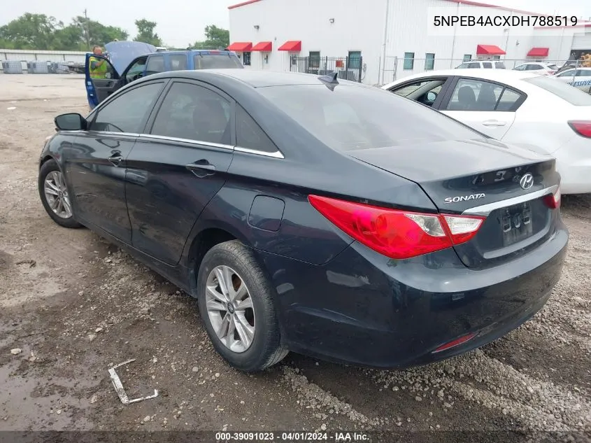 2013 Hyundai Sonata Gls VIN: 5NPEB4ACXDH788519 Lot: 39091023