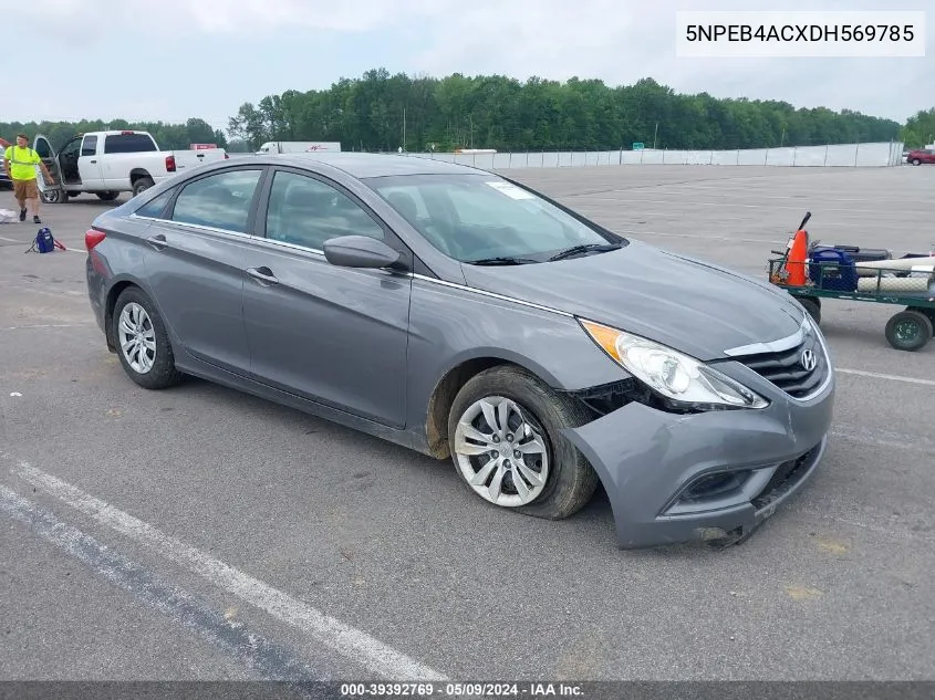 2013 Hyundai Sonata Gls VIN: 5NPEB4ACXDH569785 Lot: 39392769