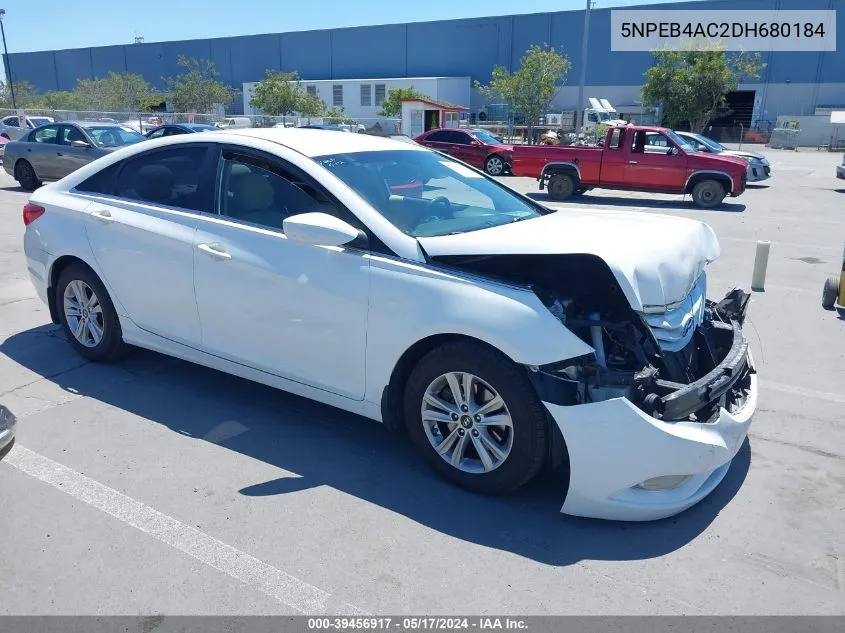 2013 Hyundai Sonata Gls VIN: 5NPEB4AC2DH680184 Lot: 39456917