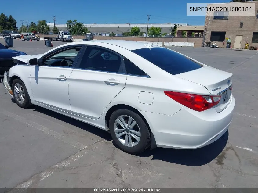 5NPEB4AC2DH680184 2013 Hyundai Sonata Gls