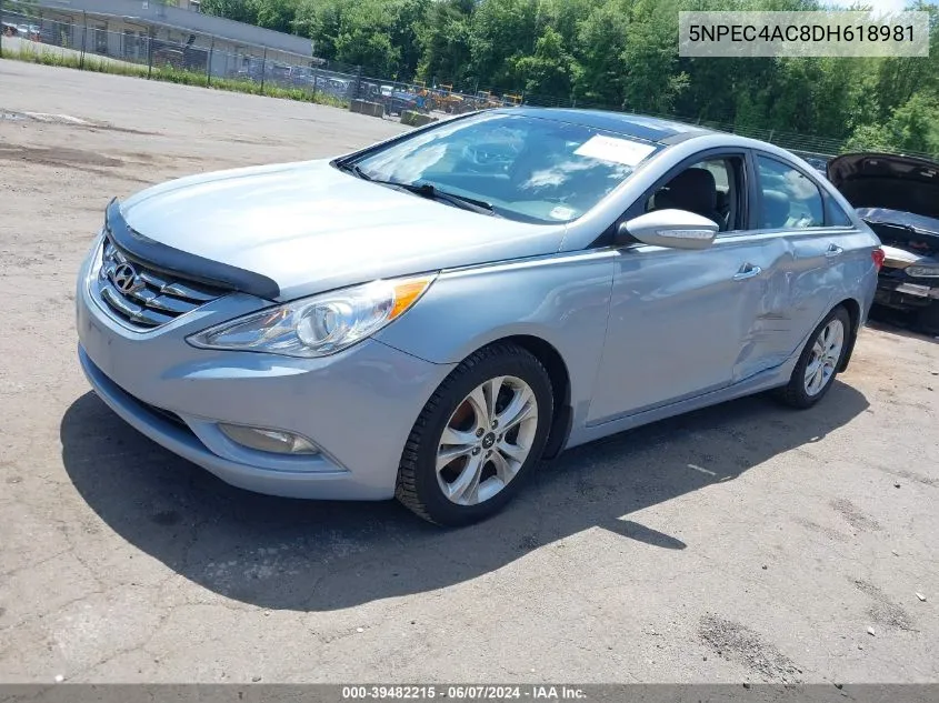 5NPEC4AC8DH618981 2013 Hyundai Sonata Limited