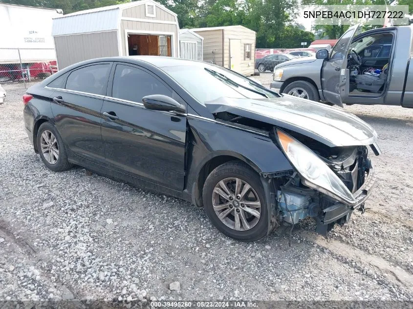 2013 Hyundai Sonata Gls VIN: 5NPEB4AC1DH727222 Lot: 39495260