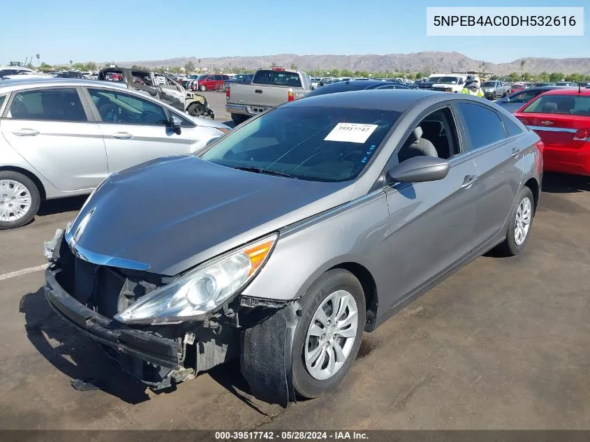 5NPEB4AC0DH532616 2013 Hyundai Sonata Gls