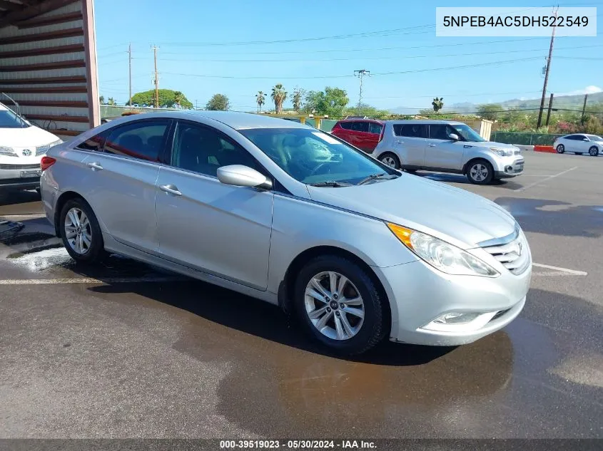 2013 Hyundai Sonata Gls VIN: 5NPEB4AC5DH522549 Lot: 39519023