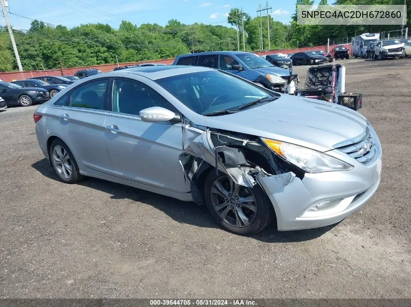 2013 Hyundai Sonata Limited VIN: 5NPEC4AC2DH672860 Lot: 39544705