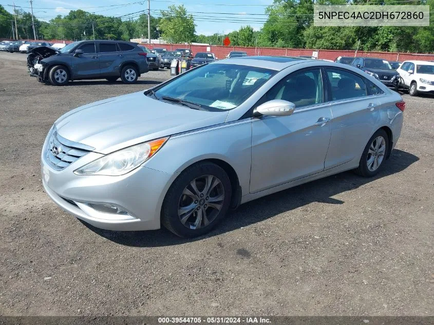 2013 Hyundai Sonata Limited VIN: 5NPEC4AC2DH672860 Lot: 39544705