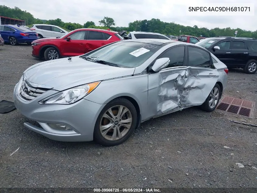 2013 Hyundai Sonata Limited VIN: 5NPEC4AC9DH681071 Lot: 39566725