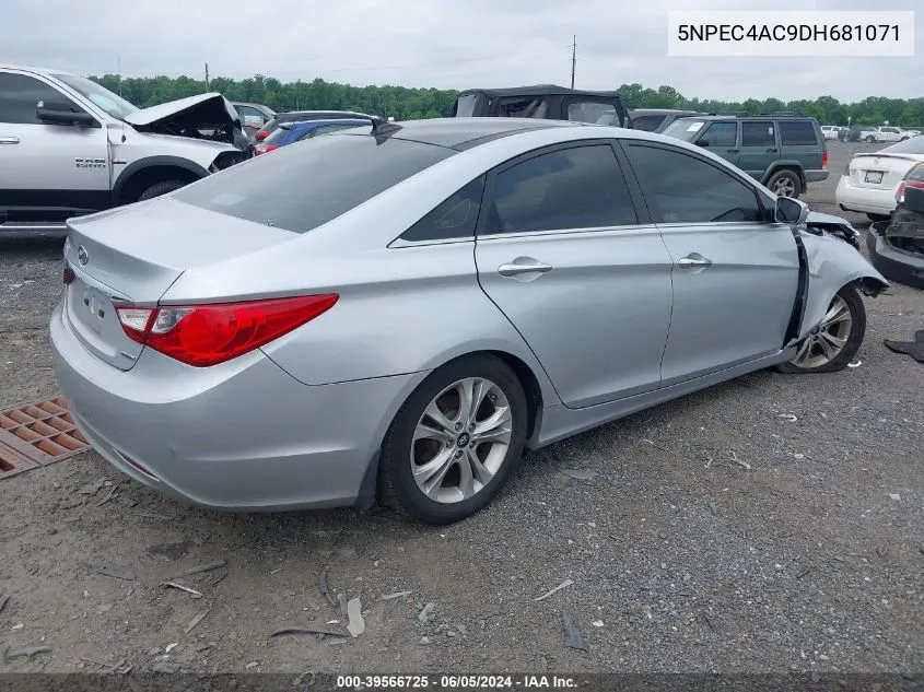 2013 Hyundai Sonata Limited VIN: 5NPEC4AC9DH681071 Lot: 39566725