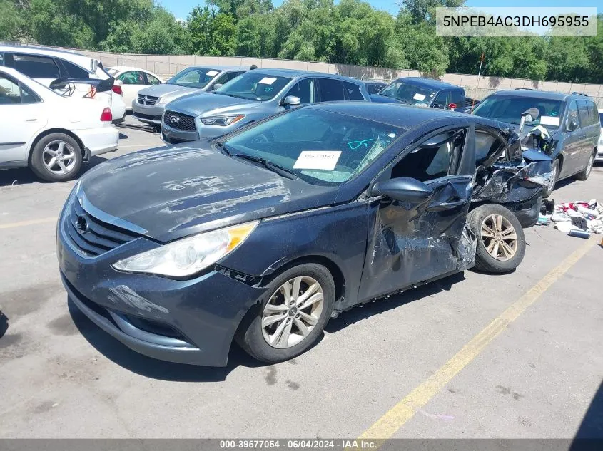 5NPEB4AC3DH695955 2013 Hyundai Sonata Gls