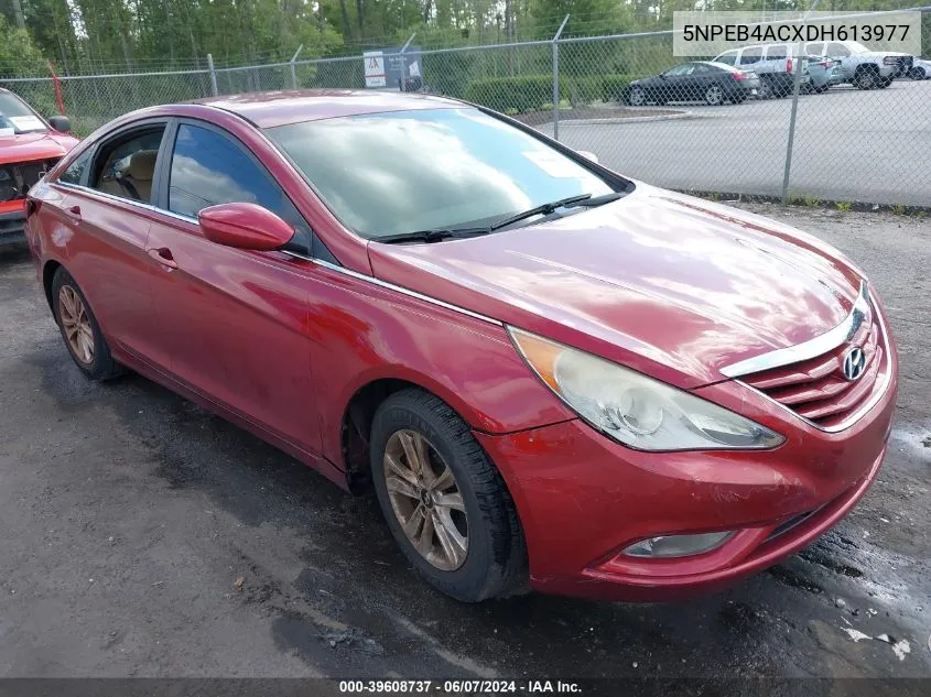 5NPEB4ACXDH613977 2013 Hyundai Sonata Gls