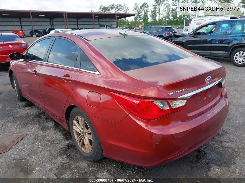 5NPEB4ACXDH613977 2013 Hyundai Sonata Gls