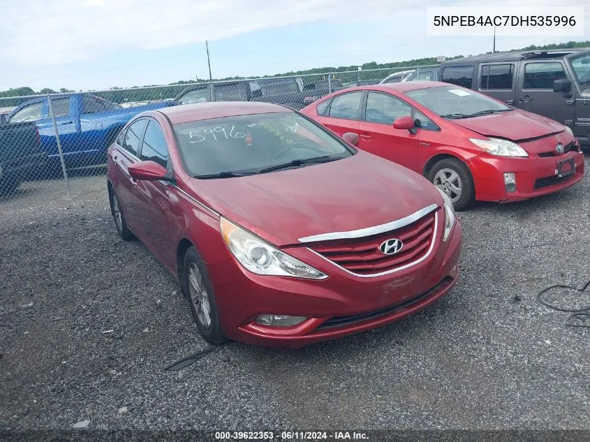 2013 Hyundai Sonata Gls VIN: 5NPEB4AC7DH535996 Lot: 39622353