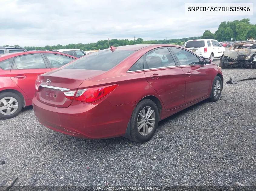 5NPEB4AC7DH535996 2013 Hyundai Sonata Gls