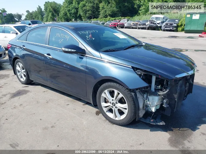 2013 Hyundai Sonata Limited VIN: 5NPEC4AC8DH786345 Lot: 39632099