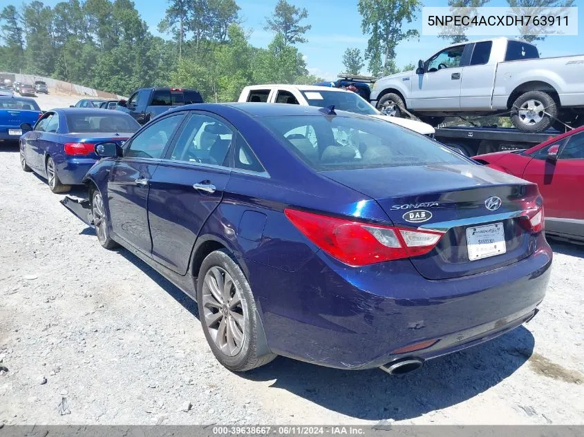 2013 Hyundai Sonata Se VIN: 5NPEC4ACXDH763911 Lot: 39638667