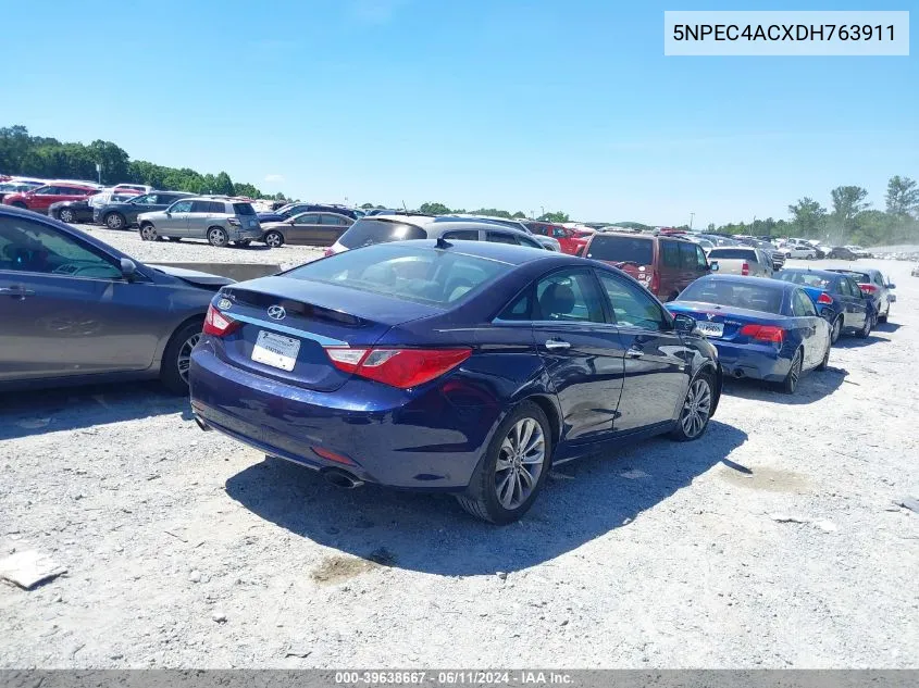 2013 Hyundai Sonata Se VIN: 5NPEC4ACXDH763911 Lot: 39638667