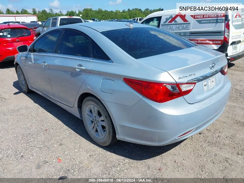 5NPEB4AC3DH609494 2013 Hyundai Sonata Gls