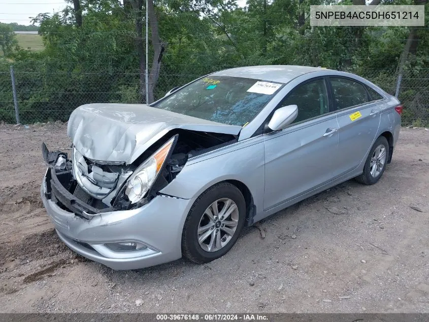 5NPEB4AC5DH651214 2013 Hyundai Sonata Gls