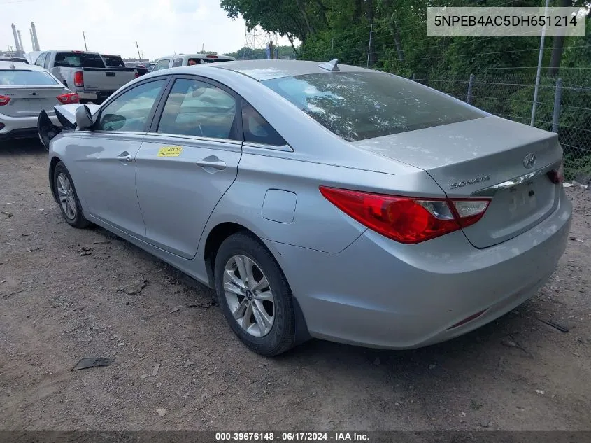 5NPEB4AC5DH651214 2013 Hyundai Sonata Gls