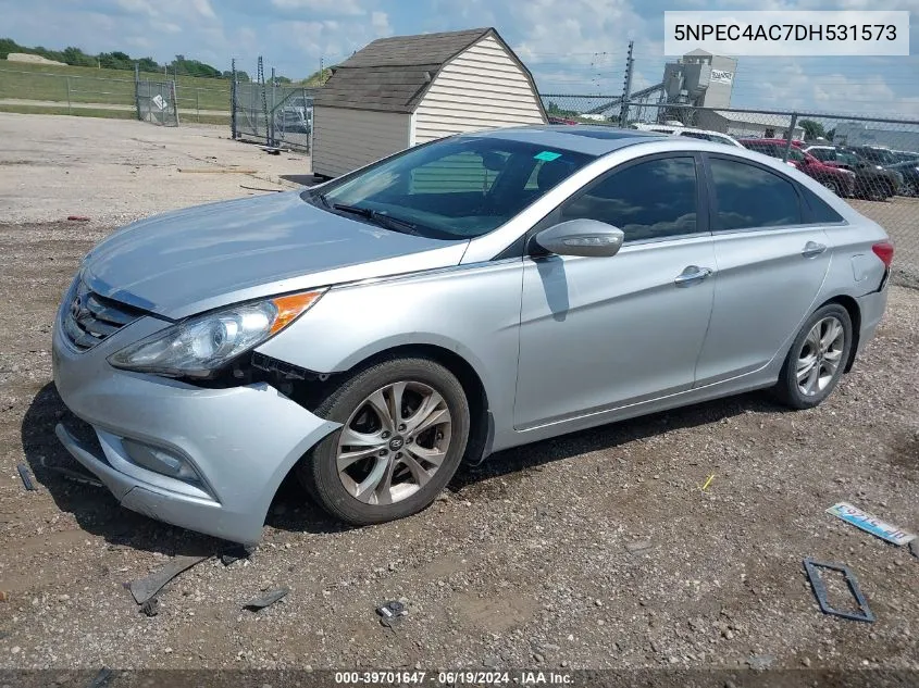 2013 Hyundai Sonata Limited VIN: 5NPEC4AC7DH531573 Lot: 39701647