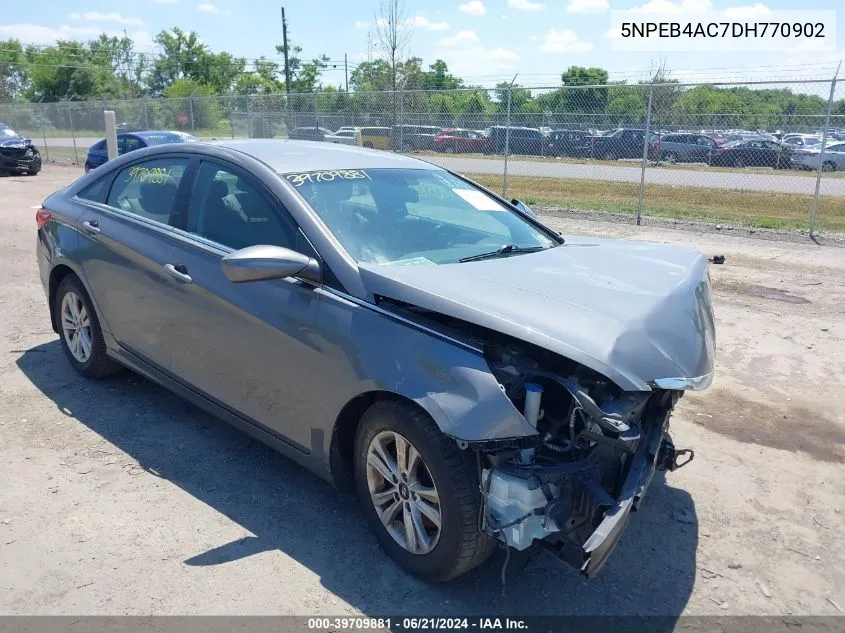 2013 Hyundai Sonata Gls VIN: 5NPEB4AC7DH770902 Lot: 39709881