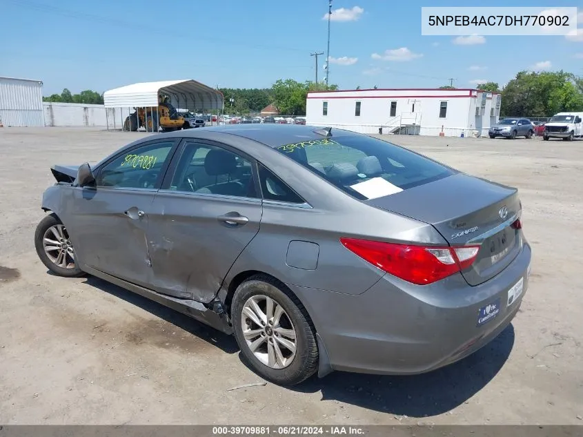 5NPEB4AC7DH770902 2013 Hyundai Sonata Gls