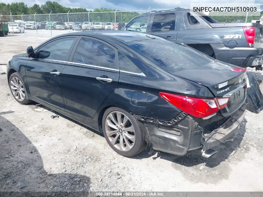 2013 Hyundai Sonata Se VIN: 5NPEC4AC7DH510903 Lot: 39714564