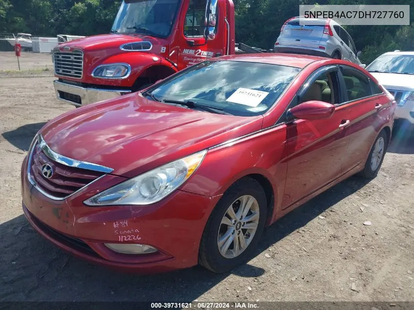 5NPEB4AC7DH727760 2013 Hyundai Sonata Gls