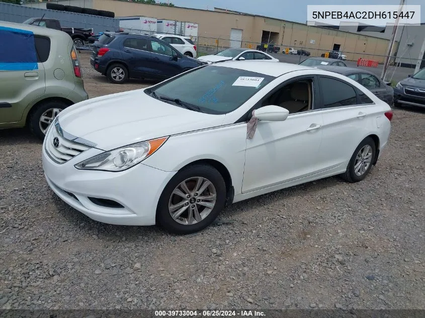 5NPEB4AC2DH615447 2013 Hyundai Sonata Gls