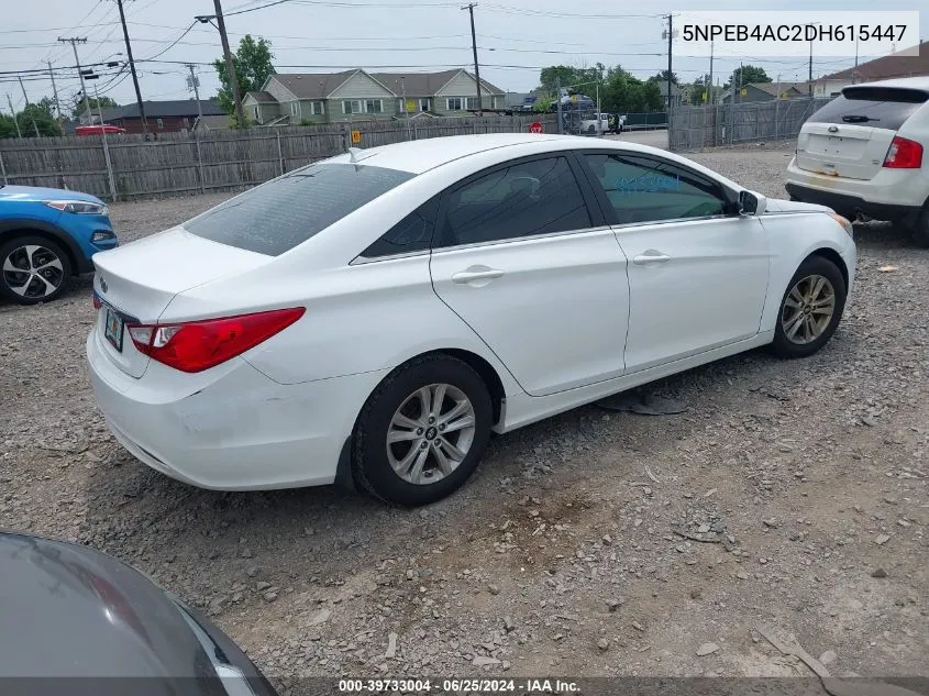 2013 Hyundai Sonata Gls VIN: 5NPEB4AC2DH615447 Lot: 39733004