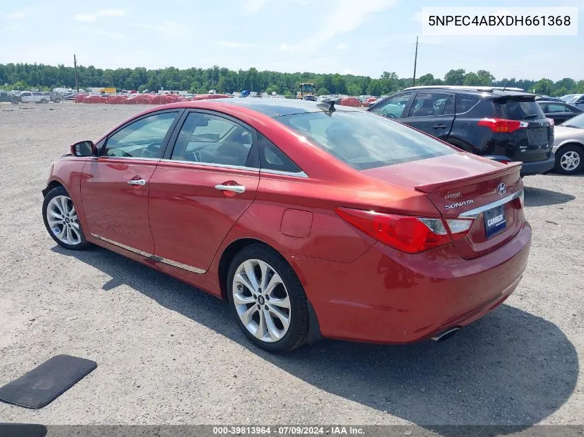 2013 Hyundai Sonata Limited 2.0T VIN: 5NPEC4ABXDH661368 Lot: 39813964