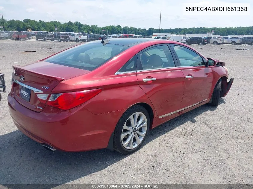 2013 Hyundai Sonata Limited 2.0T VIN: 5NPEC4ABXDH661368 Lot: 39813964