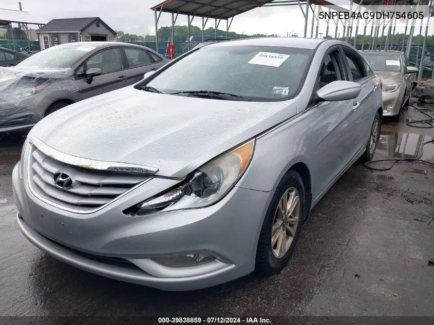 2013 Hyundai Sonata Gls VIN: 5NPEB4AC9DH754605 Lot: 39838859