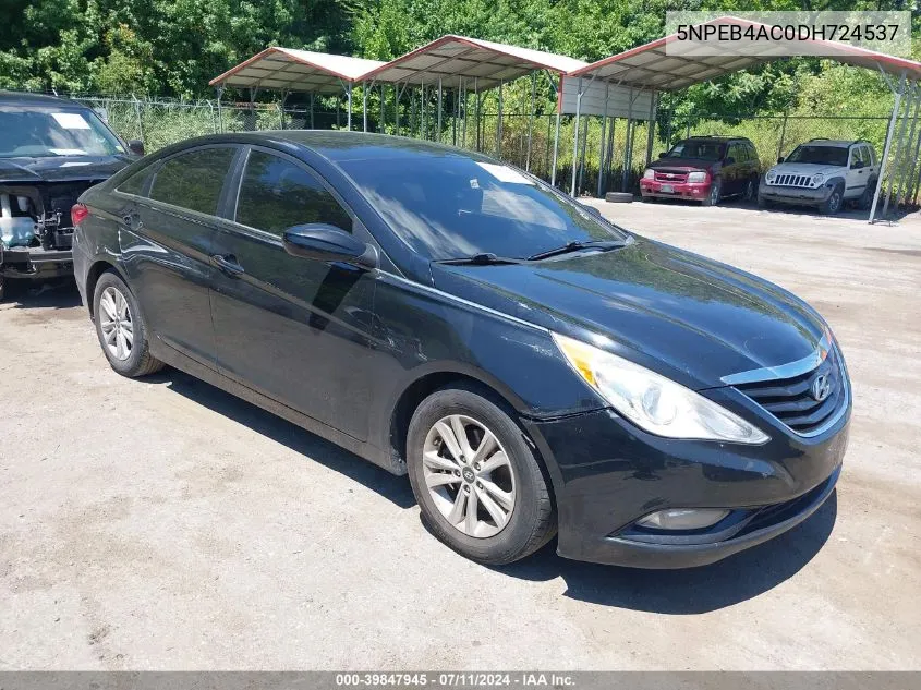 2013 Hyundai Sonata Gls VIN: 5NPEB4AC0DH724537 Lot: 39847945