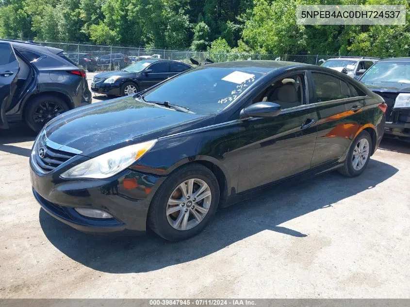 2013 Hyundai Sonata Gls VIN: 5NPEB4AC0DH724537 Lot: 39847945