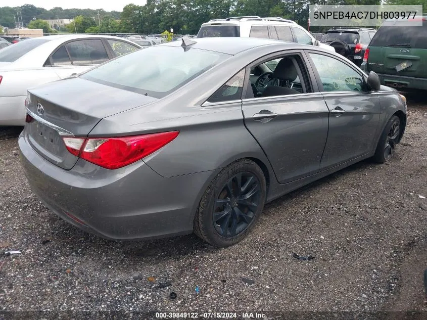 5NPEB4AC7DH803977 2013 Hyundai Sonata Gls