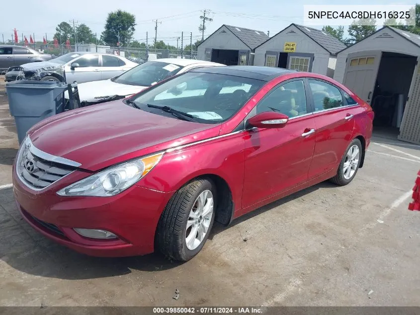 5NPEC4AC8DH616325 2013 Hyundai Sonata Limited