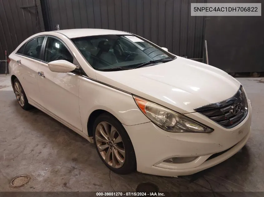 2013 Hyundai Sonata Se VIN: 5NPEC4AC1DH706822 Lot: 39851270