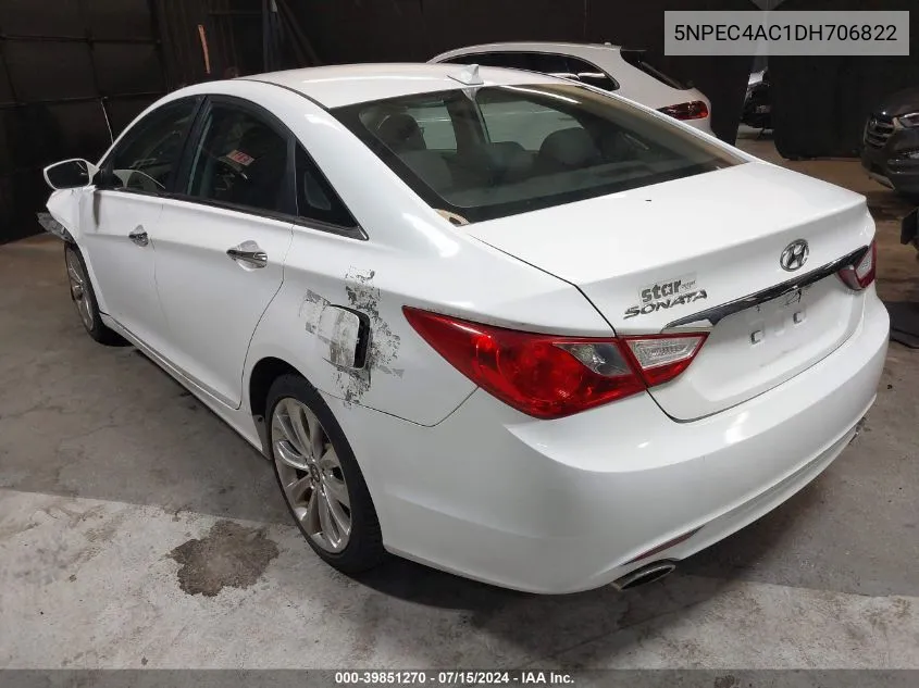 2013 Hyundai Sonata Se VIN: 5NPEC4AC1DH706822 Lot: 39851270