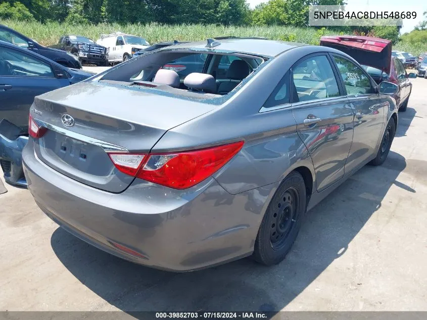 5NPEB4AC8DH548689 2013 Hyundai Sonata Gls