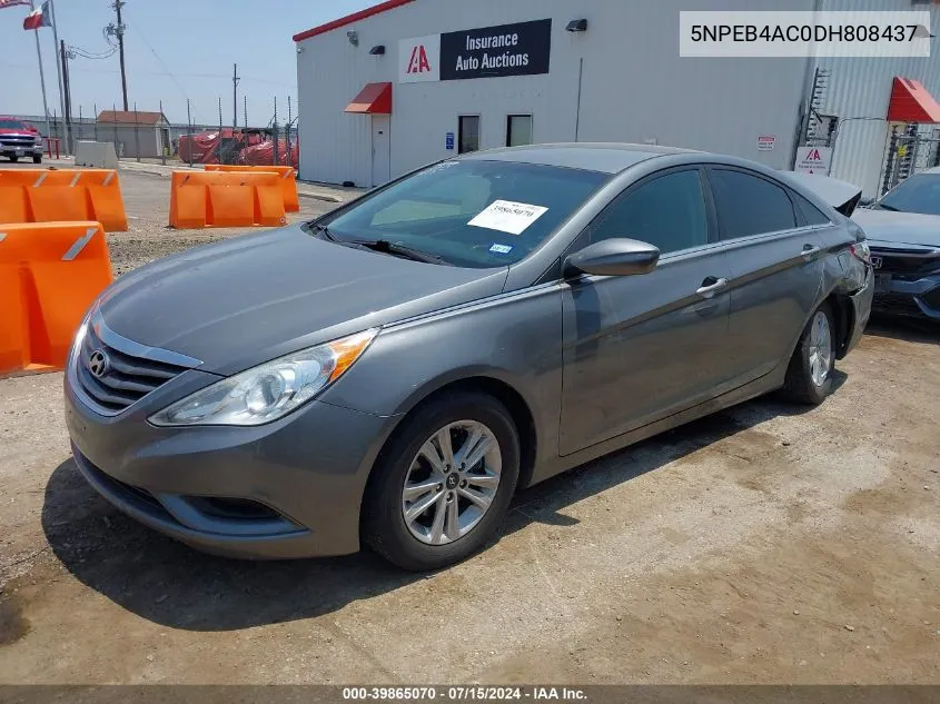 2013 Hyundai Sonata Gls VIN: 5NPEB4AC0DH808437 Lot: 39865070