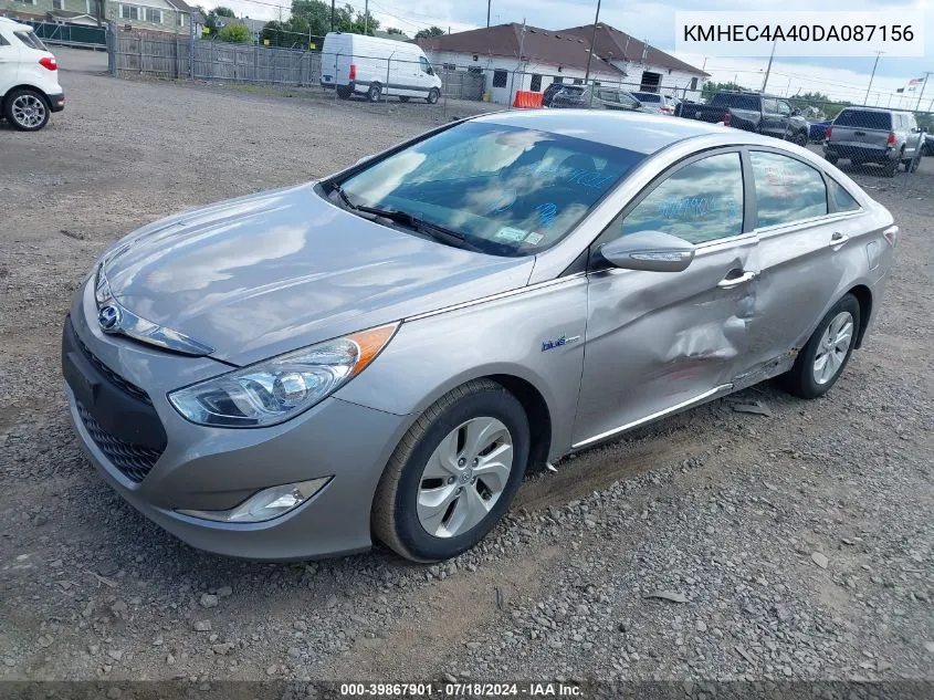 2013 Hyundai Sonata Hybrid VIN: KMHEC4A40DA087156 Lot: 39867901