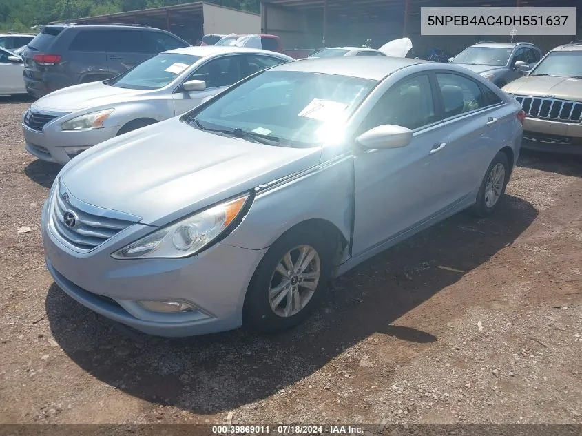 5NPEB4AC4DH551637 2013 Hyundai Sonata Gls